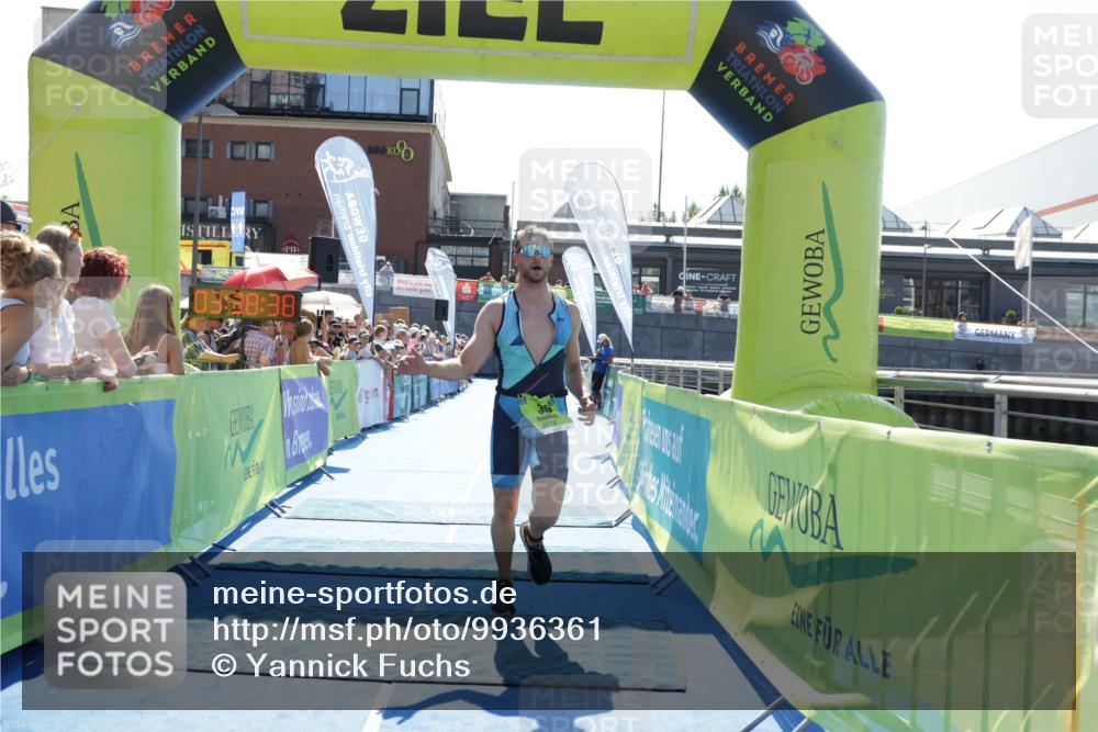 09.08.2026 - GEWOBA Citytriathlon Bremen Yannick Fuchs http://msf.ph/oto/9936361 09.08.2026 15:05:01 Ziel 35, 279 meine-sportfotos.de