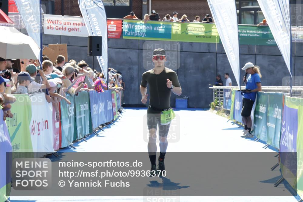 09.08.2026 - GEWOBA Citytriathlon Bremen Yannick Fuchs http://msf.ph/oto/9936370 09.08.2026 15:05:10 Ziel 11 meine-sportfotos.de
