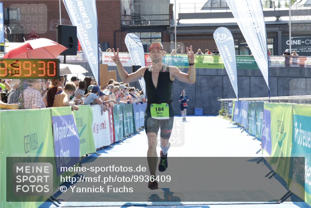09.08.2026 - GEWOBA Citytriathlon Bremen Yannick Fuchs http://msf.ph/oto/9936409 09.08.2026 15:05:53 Ziel 184 meine-sportfotos.de