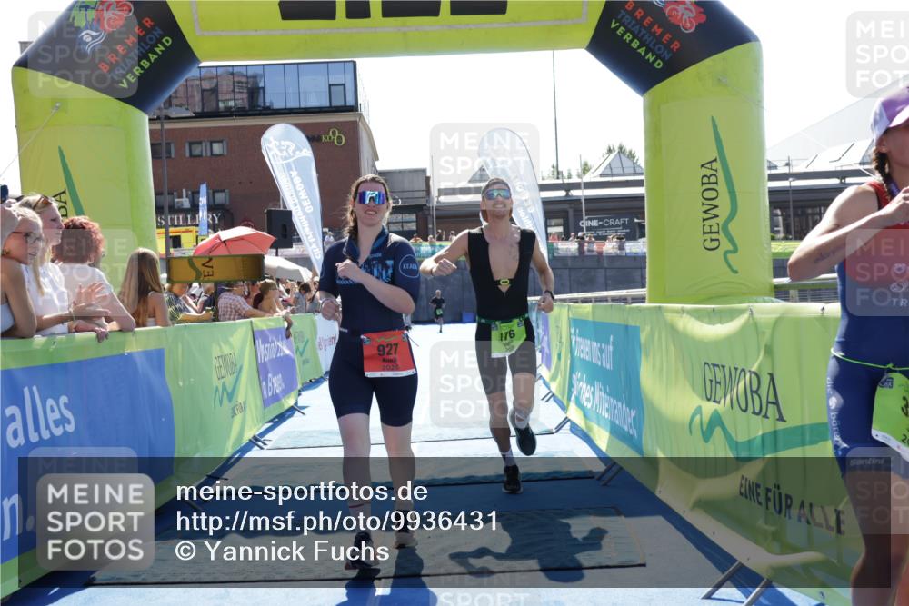 09.08.2026 - GEWOBA Citytriathlon Bremen Yannick Fuchs http://msf.ph/oto/9936431 09.08.2026 15:06:09 Ziel 176, 927 meine-sportfotos.de