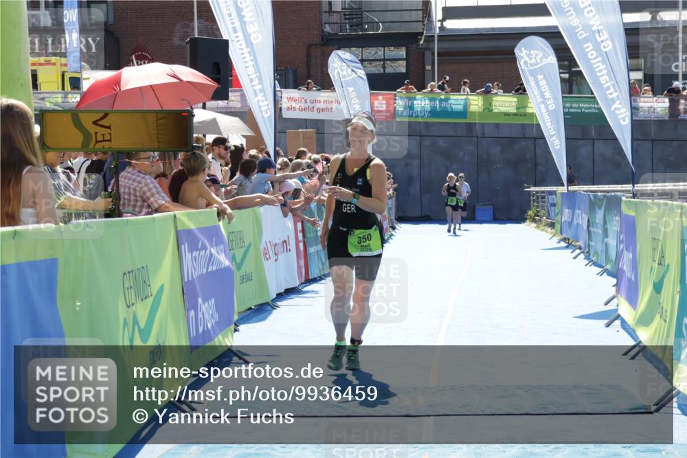 09.08.2026 - GEWOBA Citytriathlon Bremen Yannick Fuchs http://msf.ph/oto/9936459 09.08.2026 15:06:25 Ziel 109, 350 meine-sportfotos.de