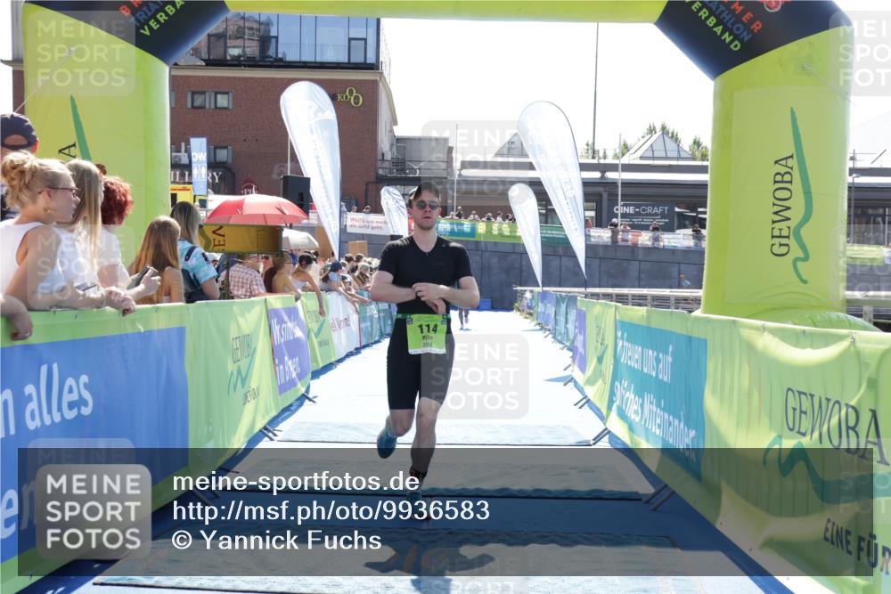 09.08.2026 - GEWOBA Citytriathlon Bremen Yannick Fuchs http://msf.ph/oto/9936583 09.08.2026 15:07:18 Ziel 114, 155 meine-sportfotos.de