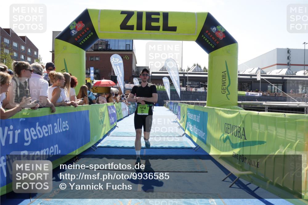 09.08.2026 - GEWOBA Citytriathlon Bremen Yannick Fuchs http://msf.ph/oto/9936585 09.08.2026 15:07:18 Ziel 114, 155 meine-sportfotos.de