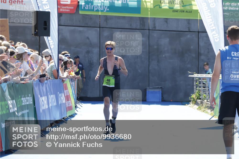 09.08.2026 - GEWOBA Citytriathlon Bremen Yannick Fuchs http://msf.ph/oto/9936680 09.08.2026 15:08:24 Ziel 46 meine-sportfotos.de