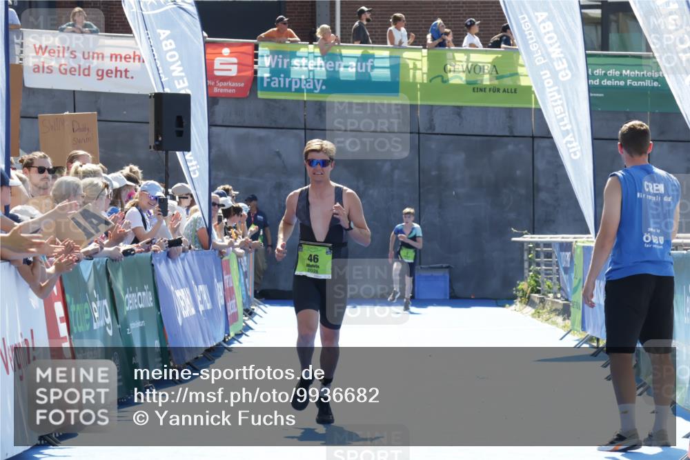 09.08.2026 - GEWOBA Citytriathlon Bremen Yannick Fuchs http://msf.ph/oto/9936682 09.08.2026 15:08:25 Ziel 46 meine-sportfotos.de