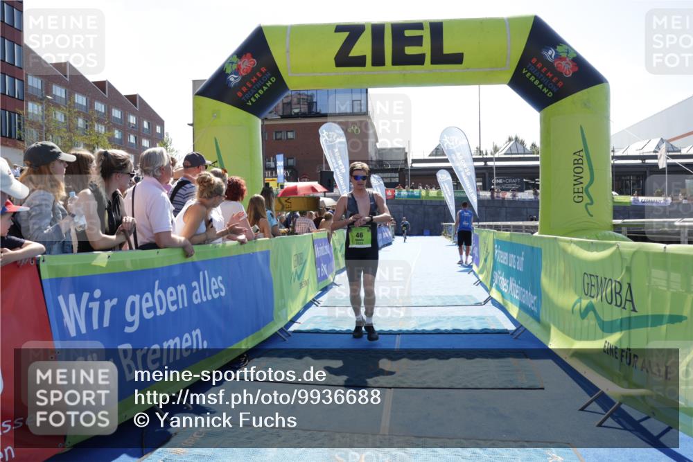 09.08.2026 - GEWOBA Citytriathlon Bremen Yannick Fuchs http://msf.ph/oto/9936688 09.08.2026 15:08:28 Ziel 46 meine-sportfotos.de