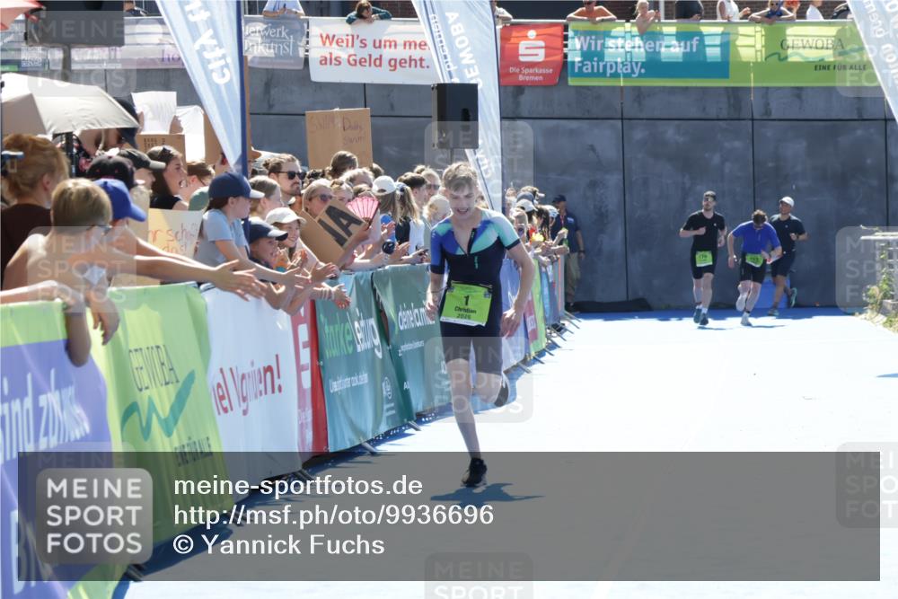 09.08.2026 - GEWOBA Citytriathlon Bremen Yannick Fuchs http://msf.ph/oto/9936696 09.08.2026 15:08:32 Ziel 1, 46 meine-sportfotos.de