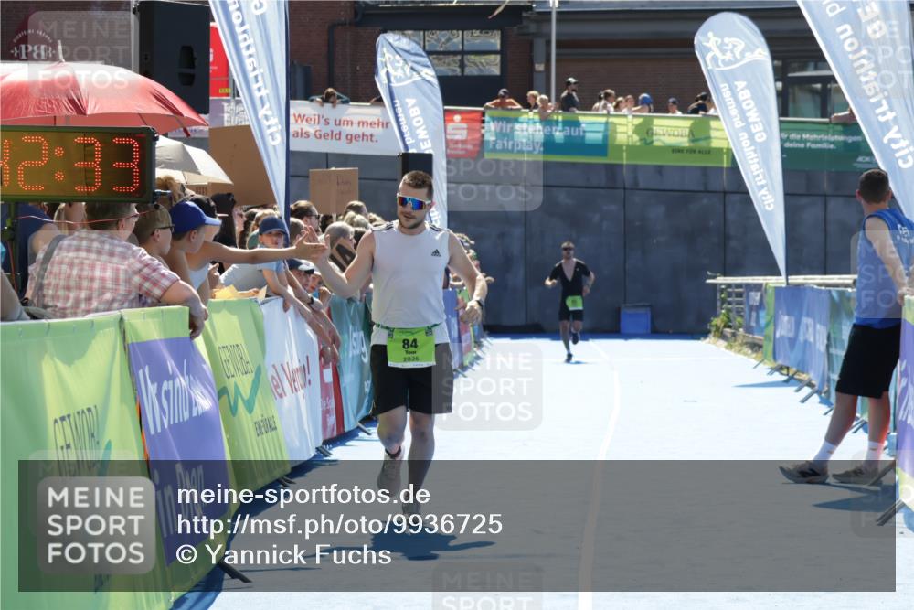 09.08.2026 - GEWOBA Citytriathlon Bremen Yannick Fuchs http://msf.ph/oto/9936725 09.08.2026 15:08:56 Ziel 84 meine-sportfotos.de