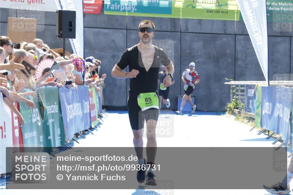 09.08.2026 - GEWOBA Citytriathlon Bremen Yannick Fuchs http://msf.ph/oto/9936731 09.08.2026 15:09:02 Ziel 84, 85 meine-sportfotos.de