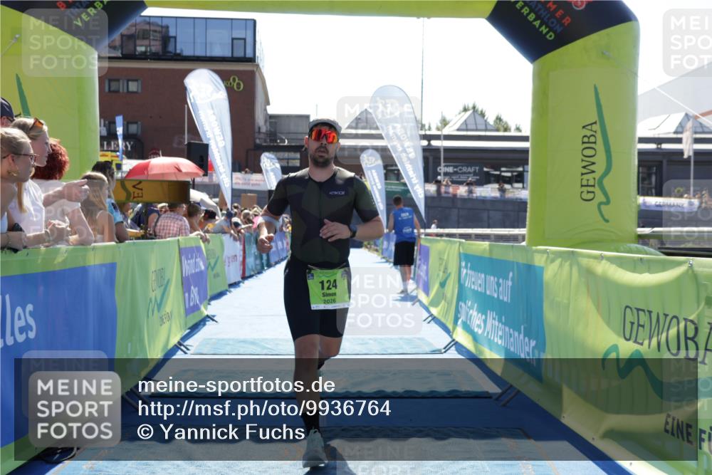 09.08.2026 - GEWOBA Citytriathlon Bremen Yannick Fuchs http://msf.ph/oto/9936764 09.08.2026 15:09:17 Ziel 119, 124, 143 meine-sportfotos.de