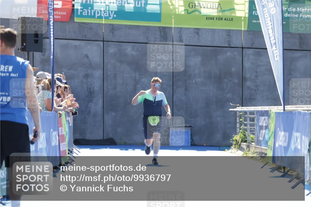 09.08.2026 - GEWOBA Citytriathlon Bremen Yannick Fuchs http://msf.ph/oto/9936797 09.08.2026 15:09:54 Ziel  meine-sportfotos.de