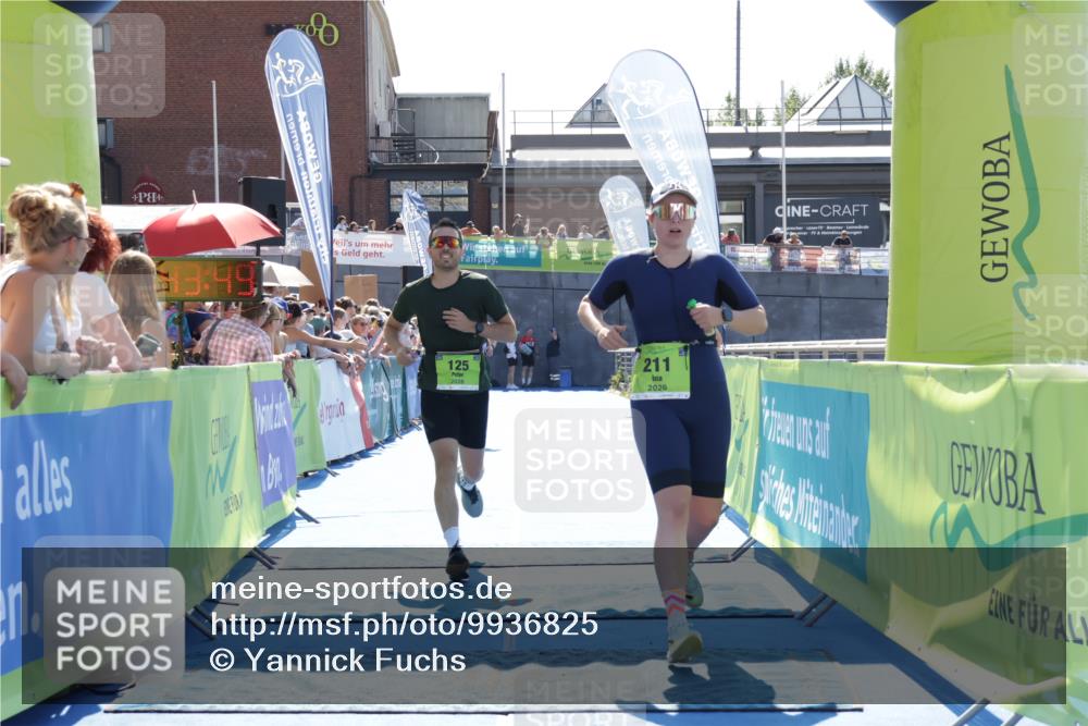 09.08.2026 - GEWOBA Citytriathlon Bremen Yannick Fuchs http://msf.ph/oto/9936825 09.08.2026 15:10:12 Ziel 125, 144, 211 meine-sportfotos.de