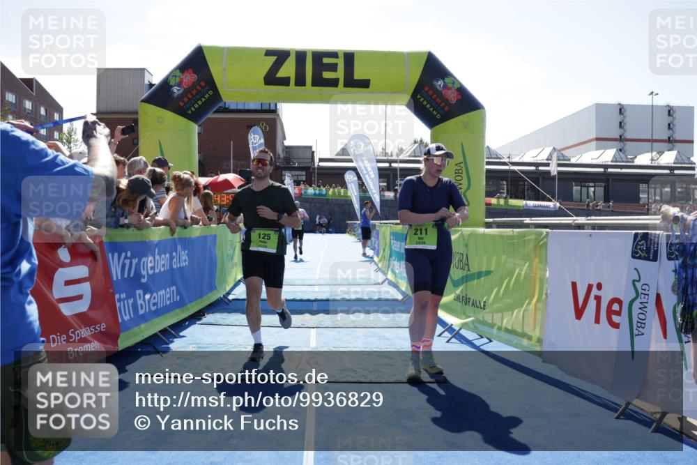 09.08.2026 - GEWOBA Citytriathlon Bremen Yannick Fuchs http://msf.ph/oto/9936829 09.08.2026 15:10:14 Ziel 125, 144, 211 meine-sportfotos.de