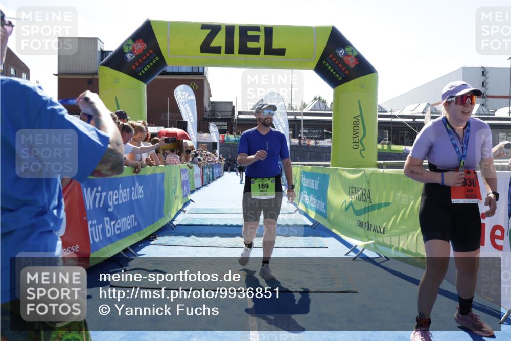 09.08.2026 - GEWOBA Citytriathlon Bremen Yannick Fuchs http://msf.ph/oto/9936851 09.08.2026 15:10:30 Ziel 3, 169, 930 meine-sportfotos.de