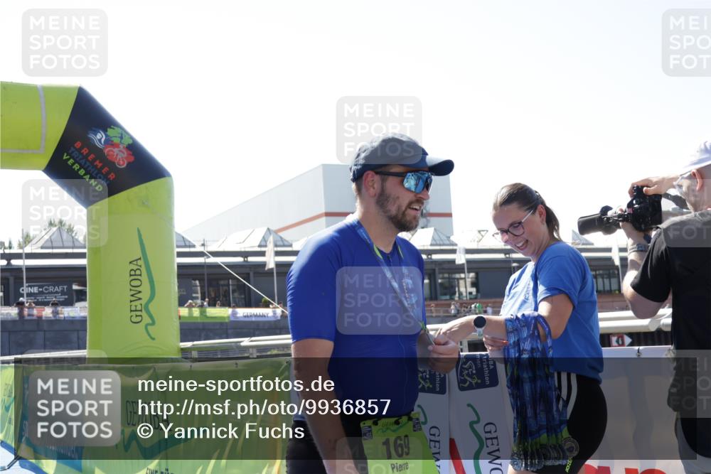 09.08.2026 - GEWOBA Citytriathlon Bremen Yannick Fuchs http://msf.ph/oto/9936857 09.08.2026 15:10:35 Ziel 3, 302 meine-sportfotos.de