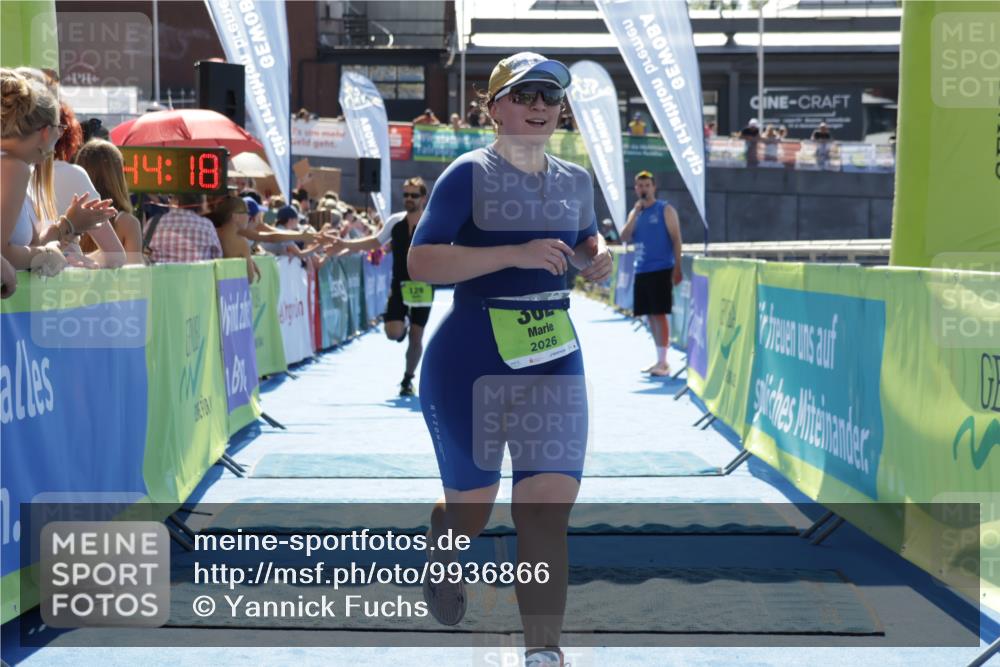 09.08.2026 - GEWOBA Citytriathlon Bremen Yannick Fuchs http://msf.ph/oto/9936866 09.08.2026 15:10:41 Ziel 59, 129, 302 meine-sportfotos.de