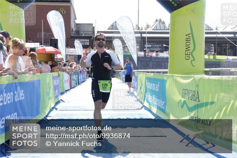 09.08.2026 - GEWOBA Citytriathlon Bremen Yannick Fuchs http://msf.ph/oto/9936874 09.08.2026 15:10:43 Ziel 59, 129, 302 meine-sportfotos.de