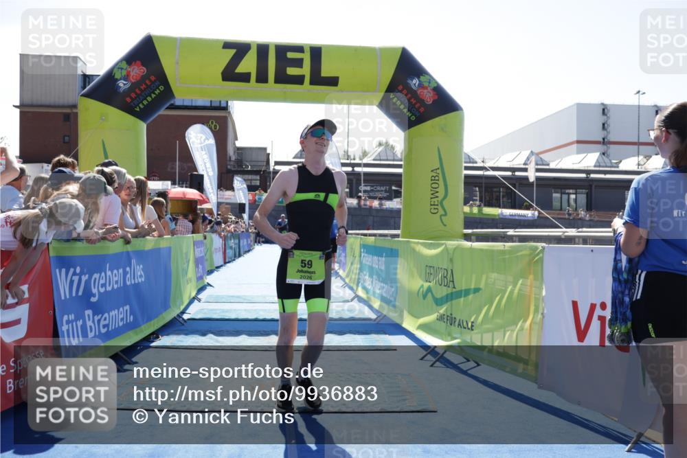 09.08.2026 - GEWOBA Citytriathlon Bremen Yannick Fuchs http://msf.ph/oto/9936883 09.08.2026 15:10:47 Ziel 59, 129 meine-sportfotos.de