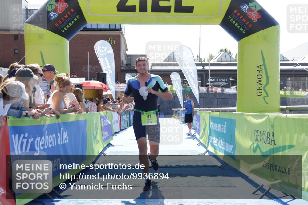 09.08.2026 - GEWOBA Citytriathlon Bremen Yannick Fuchs http://msf.ph/oto/9936894 09.08.2026 15:10:54 Ziel 27, 41 meine-sportfotos.de