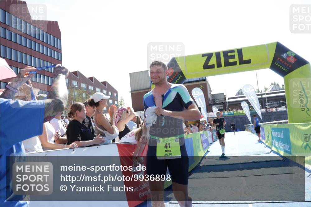 09.08.2026 - GEWOBA Citytriathlon Bremen Yannick Fuchs http://msf.ph/oto/9936898 09.08.2026 15:10:56 Ziel 27, 41 meine-sportfotos.de