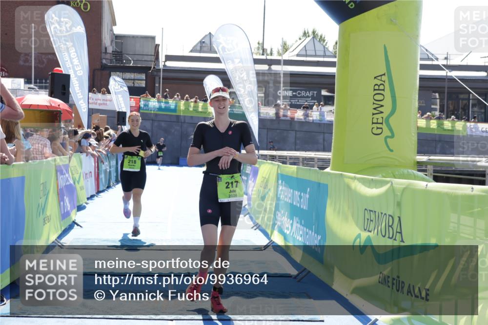 09.08.2026 - GEWOBA Citytriathlon Bremen Yannick Fuchs http://msf.ph/oto/9936964 09.08.2026 15:11:34 Ziel 118, 217, 218 meine-sportfotos.de