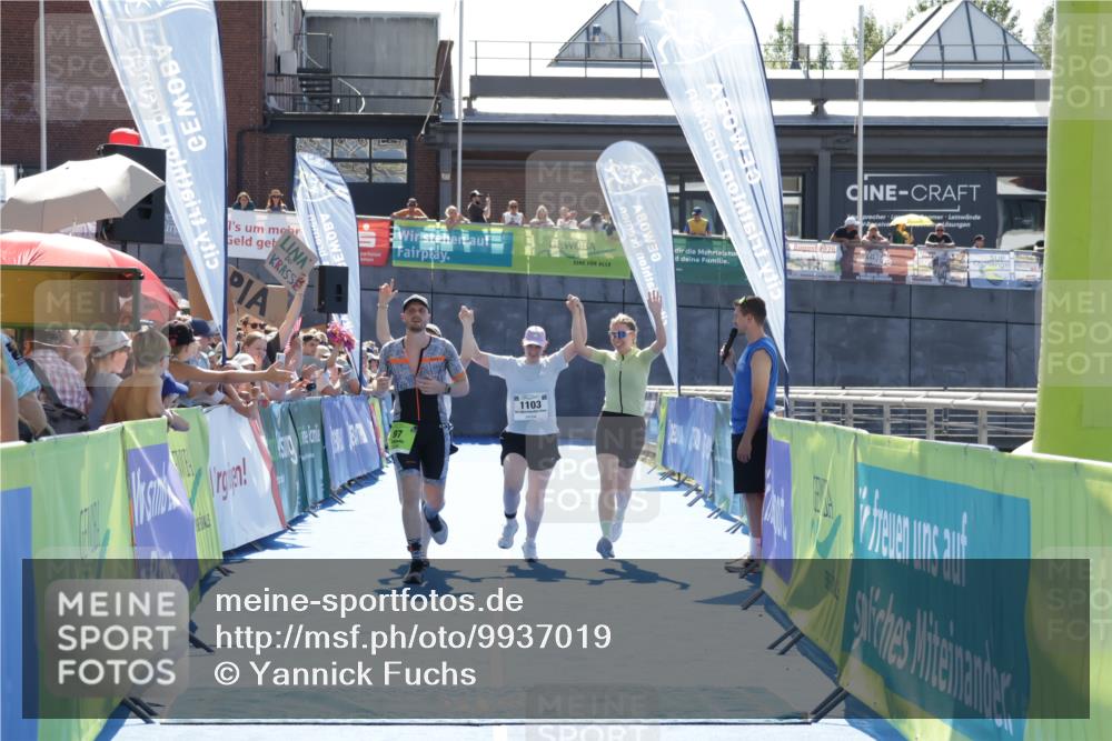 09.08.2026 - GEWOBA Citytriathlon Bremen Yannick Fuchs http://msf.ph/oto/9937019 09.08.2026 15:12:03 Ziel 97, 1103 meine-sportfotos.de