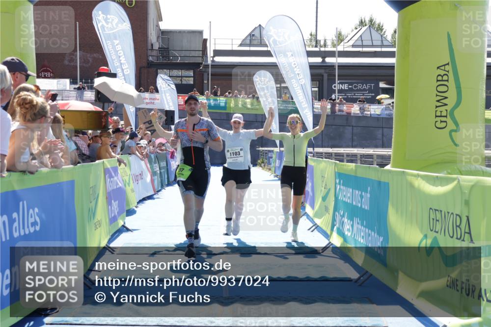 09.08.2026 - GEWOBA Citytriathlon Bremen Yannick Fuchs http://msf.ph/oto/9937024 09.08.2026 15:12:05 Ziel 97, 1103 meine-sportfotos.de