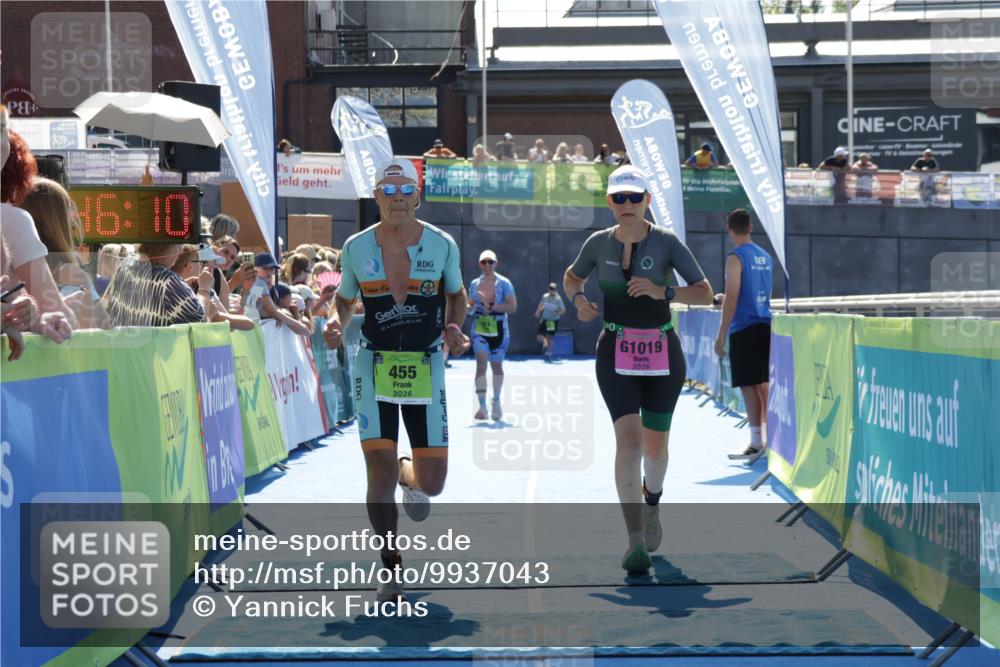 09.08.2026 - GEWOBA Citytriathlon Bremen Yannick Fuchs http://msf.ph/oto/9937043 09.08.2026 15:12:33 Ziel 151, 455, 1019, 1019 meine-sportfotos.de