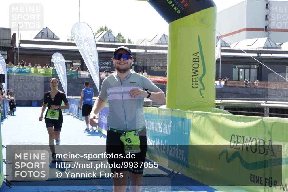 09.08.2026 - GEWOBA Citytriathlon Bremen Yannick Fuchs http://msf.ph/oto/9937055 09.08.2026 15:12:47 Ziel 98, 285 meine-sportfotos.de