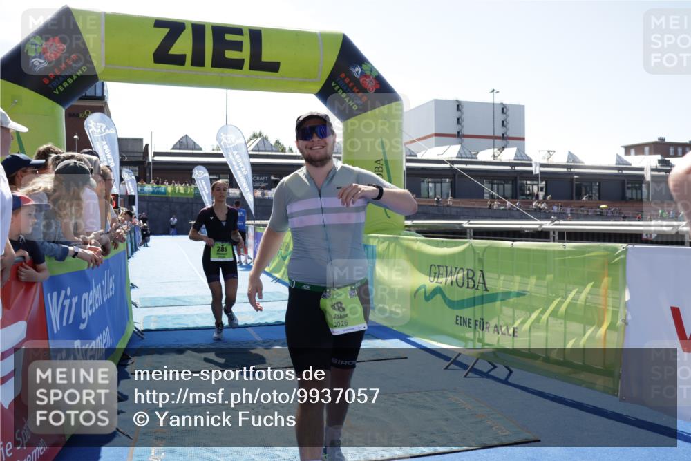 09.08.2026 - GEWOBA Citytriathlon Bremen Yannick Fuchs http://msf.ph/oto/9937057 09.08.2026 15:12:48 Ziel 98, 285 meine-sportfotos.de