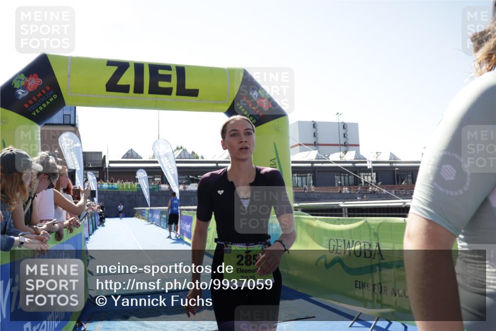 09.08.2026 - GEWOBA Citytriathlon Bremen Yannick Fuchs http://msf.ph/oto/9937059 09.08.2026 15:12:50 Ziel 98, 285 meine-sportfotos.de
