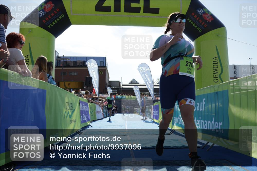 09.08.2026 - GEWOBA Citytriathlon Bremen Yannick Fuchs http://msf.ph/oto/9937096 09.08.2026 15:13:13 Ziel 92, 270, 403 meine-sportfotos.de