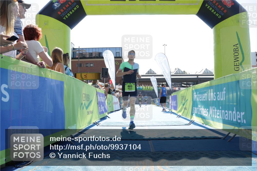 09.08.2026 - GEWOBA Citytriathlon Bremen Yannick Fuchs http://msf.ph/oto/9937104 09.08.2026 15:13:15 Ziel 92, 270, 403 meine-sportfotos.de