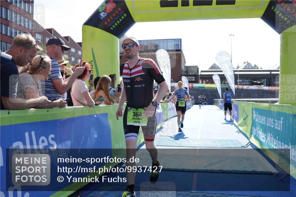09.08.2026 - GEWOBA Citytriathlon Bremen Yannick Fuchs http://msf.ph/oto/9937427 09.08.2026 15:16:17 Ziel 339, 364 meine-sportfotos.de