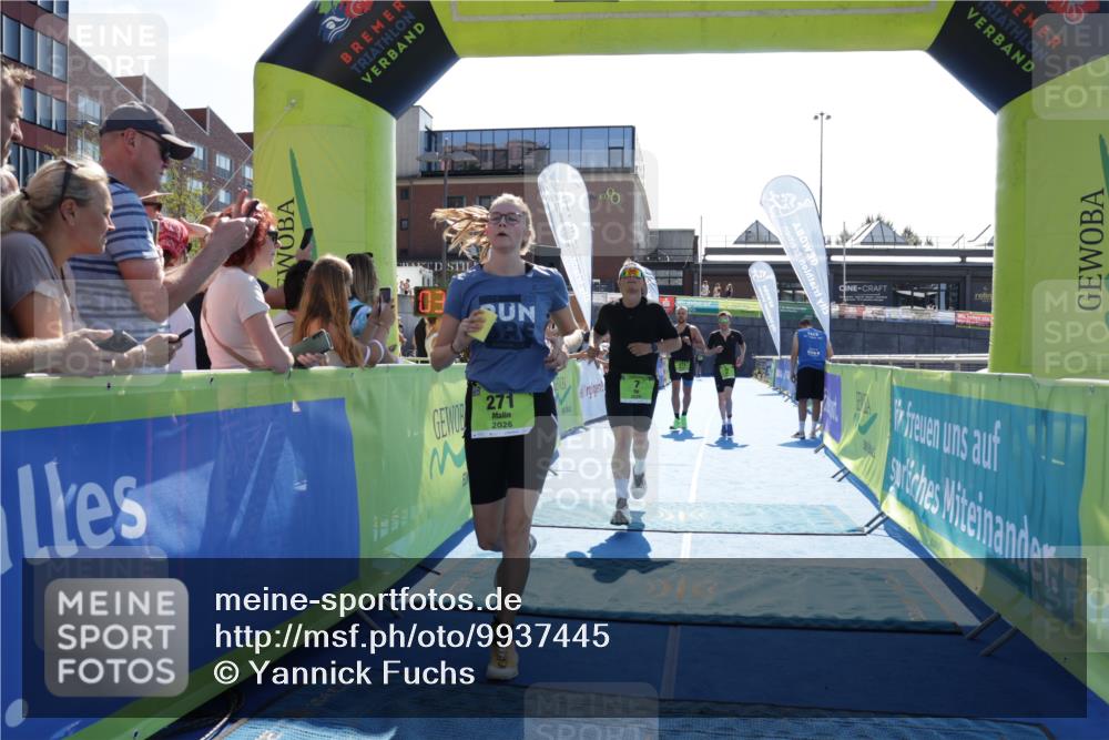 09.08.2026 - GEWOBA Citytriathlon Bremen Yannick Fuchs http://msf.ph/oto/9937445 09.08.2026 15:16:27 Ziel 7, 74, 271, 373 meine-sportfotos.de