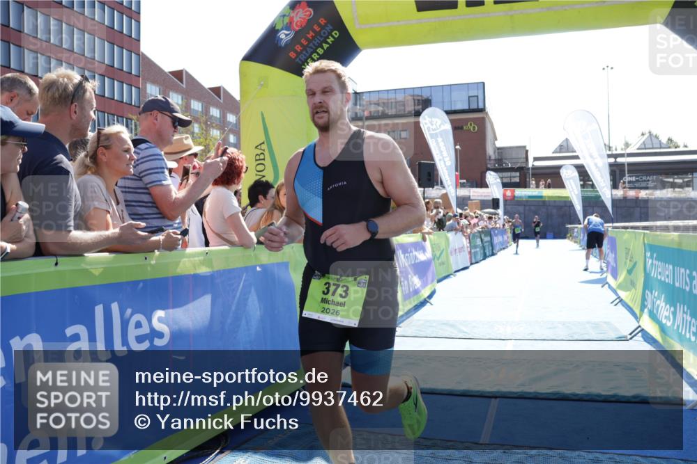 09.08.2026 - GEWOBA Citytriathlon Bremen Yannick Fuchs http://msf.ph/oto/9937462 09.08.2026 15:16:31 Ziel 7, 74, 236, 271, 373 meine-sportfotos.de