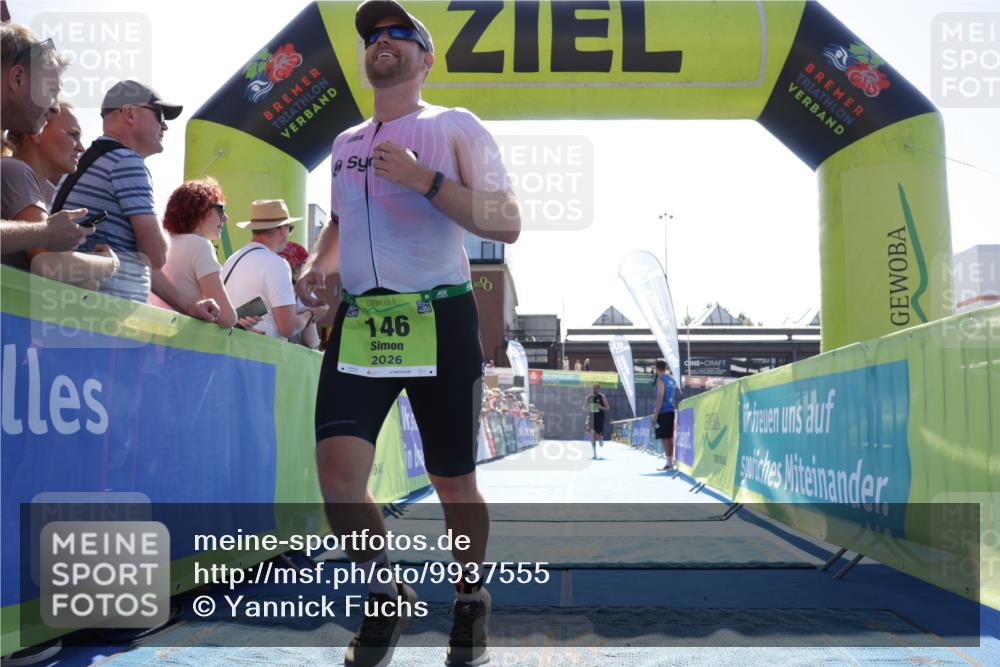 09.08.2026 - GEWOBA Citytriathlon Bremen Yannick Fuchs http://msf.ph/oto/9937555 09.08.2026 15:17:03 Ziel 17, 146, 179, 192, 356 meine-sportfotos.de