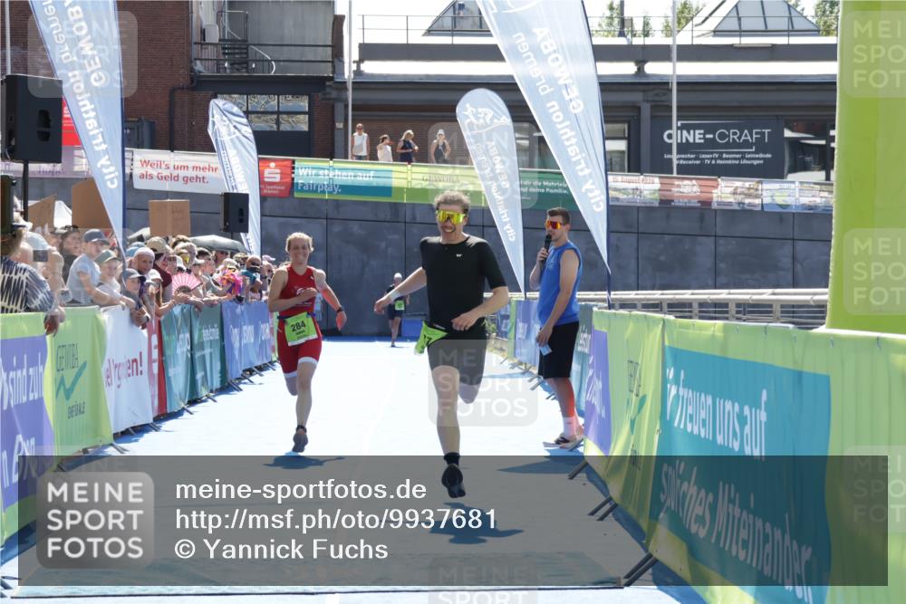 09.08.2026 - GEWOBA Citytriathlon Bremen Yannick Fuchs http://msf.ph/oto/9937681 09.08.2026 15:18:22 Ziel 37, 284 meine-sportfotos.de