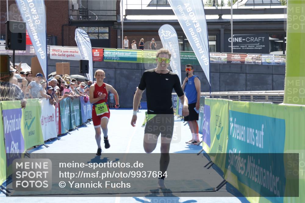 09.08.2026 - GEWOBA Citytriathlon Bremen Yannick Fuchs http://msf.ph/oto/9937684 09.08.2026 15:18:22 Ziel 37, 284 meine-sportfotos.de