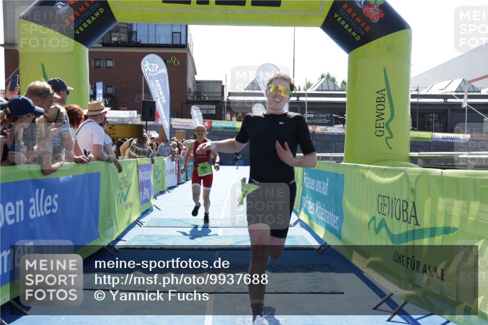 09.08.2026 - GEWOBA Citytriathlon Bremen Yannick Fuchs http://msf.ph/oto/9937688 09.08.2026 15:18:23 Ziel 37, 284 meine-sportfotos.de