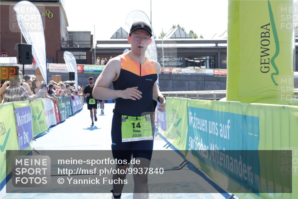 09.08.2026 - GEWOBA Citytriathlon Bremen Yannick Fuchs http://msf.ph/oto/9937840 09.08.2026 15:20:55 Ziel 14, 82, 336 meine-sportfotos.de