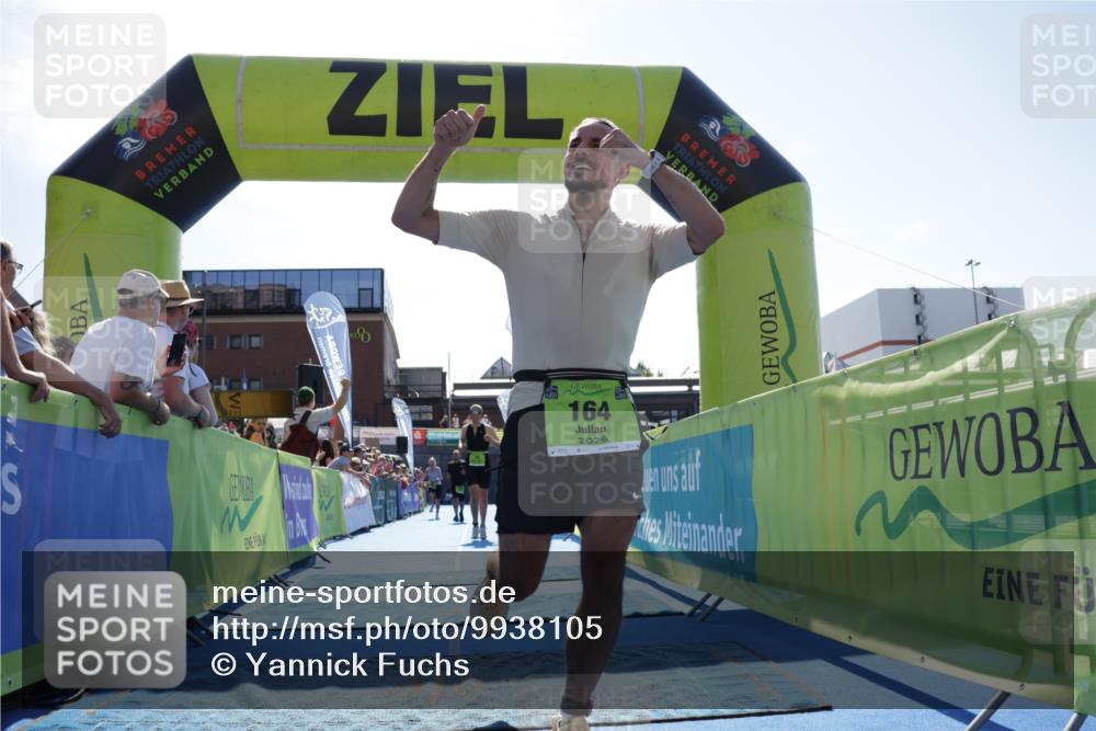 09.08.2026 - GEWOBA Citytriathlon Bremen Yannick Fuchs http://msf.ph/oto/9938105 09.08.2026 15:23:50 Ziel 10, 148, 164, 235 meine-sportfotos.de