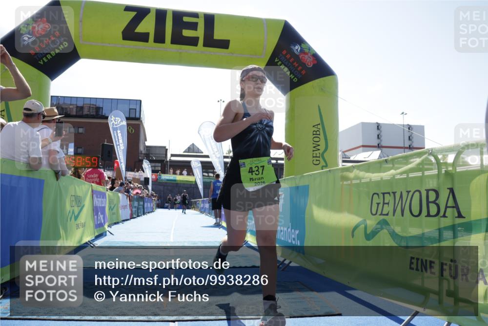 09.08.2026 - GEWOBA Citytriathlon Bremen Yannick Fuchs http://msf.ph/oto/9938286 09.08.2026 15:25:22 Ziel 316, 320, 437 meine-sportfotos.de