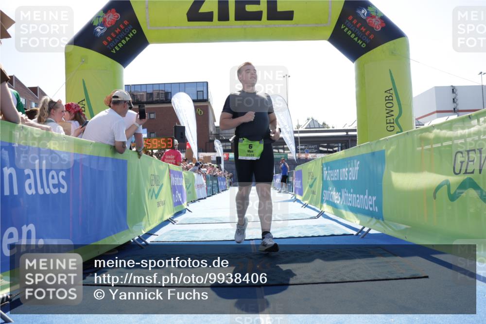 09.08.2026 - GEWOBA Citytriathlon Bremen Yannick Fuchs http://msf.ph/oto/9938406 09.08.2026 15:26:16 Ziel 6, 411 meine-sportfotos.de
