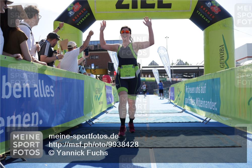 09.08.2026 - GEWOBA Citytriathlon Bremen Yannick Fuchs http://msf.ph/oto/9938428 09.08.2026 15:26:28 Ziel 95, 409, 435, 963 meine-sportfotos.de