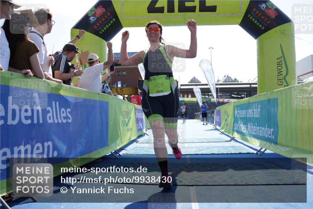 09.08.2026 - GEWOBA Citytriathlon Bremen Yannick Fuchs http://msf.ph/oto/9938430 09.08.2026 15:26:28 Ziel 95, 409, 435, 963 meine-sportfotos.de