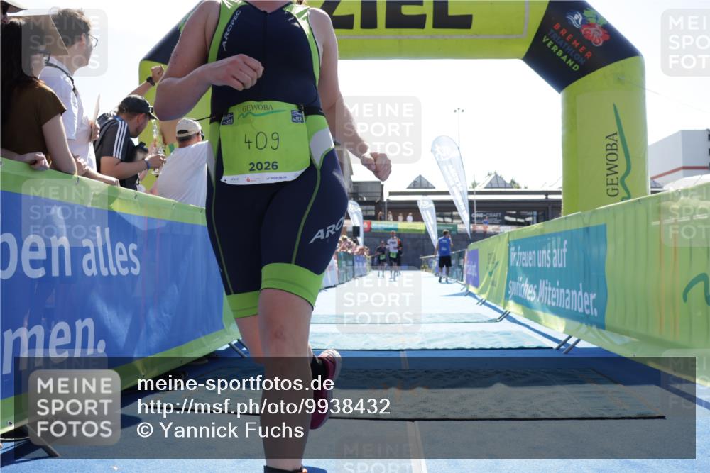09.08.2026 - GEWOBA Citytriathlon Bremen Yannick Fuchs http://msf.ph/oto/9938432 09.08.2026 15:26:28 Ziel 95, 409, 435, 963 meine-sportfotos.de