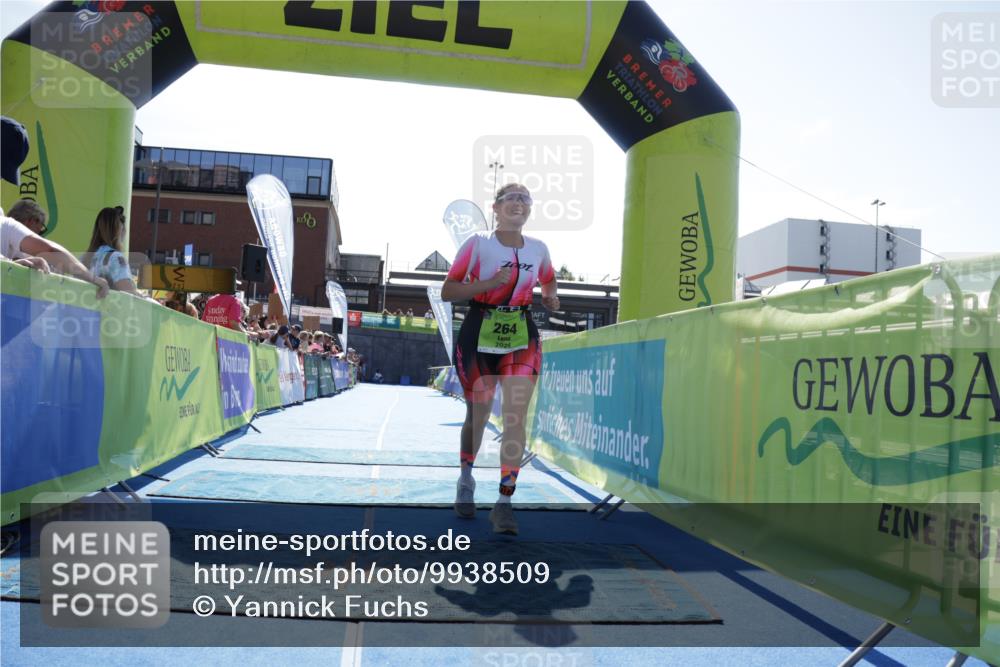 09.08.2026 - GEWOBA Citytriathlon Bremen Yannick Fuchs http://msf.ph/oto/9938509 09.08.2026 15:26:48 Ziel 264 meine-sportfotos.de