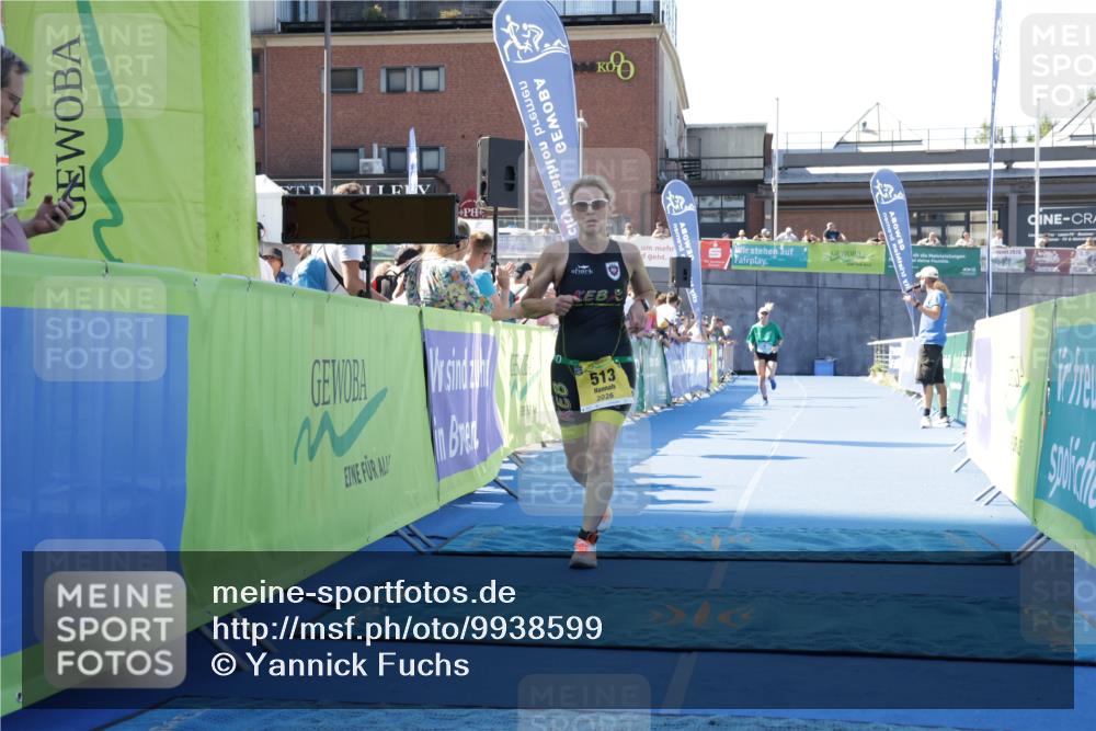 09.08.2026 - GEWOBA Citytriathlon Bremen Yannick Fuchs http://msf.ph/oto/9938599 09.08.2026 11:43:09 Ziel 5, 513 meine-sportfotos.de