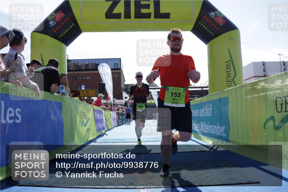 09.08.2026 - GEWOBA Citytriathlon Bremen Yannick Fuchs http://msf.ph/oto/9938776 09.08.2026 15:28:54 Ziel 115, 152, 472 meine-sportfotos.de